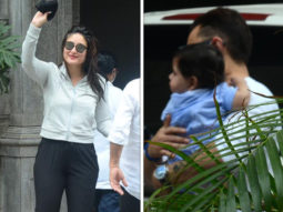 Kareena Kapoor Khan and Saif Ali Khan step out with their newborn baby boy Jeh Ali Khan 