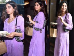 Khushi Kapoor steps out for Raksha Bandhan wearing friend Anjini Dhawan’s brand and carries a bag worth Rs. 2.8 lakh