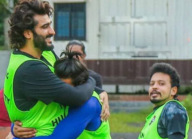 Leander Paes, Arjun Kapoor, and Shreyas Iyer join Ranveer Singh for an intense football session