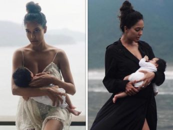 Lisa Haydon shares adorable pictures with her newborn baby girl Lara on world breastfeeding week Lisa Haydon shares adorable pictures with her newborn baby girl Lara on world breastfeeding week