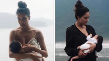 Lisa Haydon shares adorable pictures with her newborn baby girl Lara on world breastfeeding week