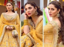 Mahira Khan gleams in abundant charm in embroidered yellow lehenga worth Rs.2 lakh