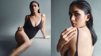 Mrunal Thakur oozes oomph in a black backless monokini