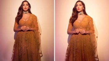 Nora Fatehi is all about the desi glam in Rs. 2,25,000 lehenga from Torani