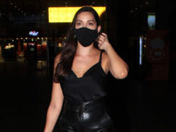Nora Fatehi spotted at airport