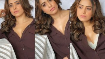 Nushrratt Bharuccha sizzles in a brown shirt for latest photoshoot