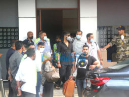 Photos: Ajay Devgn, Saif Ali Khan and Kareena Kapoor Khan with son Taimur spotted at  Kalina airport