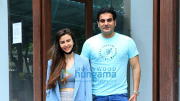 Photos: Arbaaz Khan and Giorgia Andriani snapped in Bandra