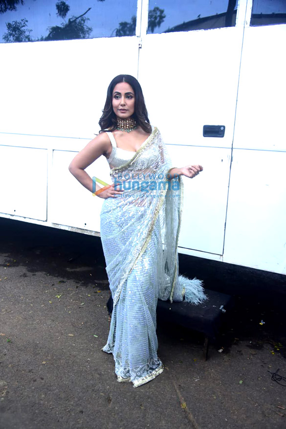 photos hina khan and rakhi sawant snapped on bigg boss ott set in film city goregaon 1