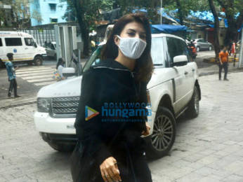 Photos: Jacqueline Fernandez snapped at a covid vaccine center