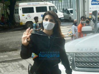 Photos: Jacqueline Fernandez snapped at a covid vaccine center