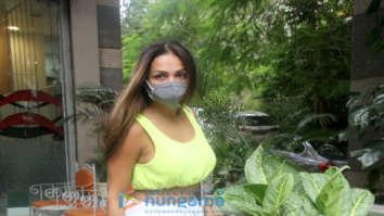 Photos: Malaika Arora spotted outside a salon in Khar