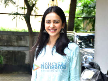 Photos: Rakul Preet Singh snapped at Aanand L Rai's office in Andheri