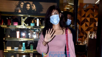 Photos: Rhea Chakraborty snapped at a salon in Juhu