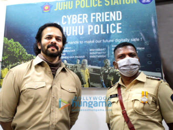 Photos: Rohit Shetty snapped promoting the Juhu Police cyber safety initiative
