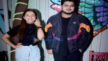 Photos: Rubina Dilaik and Vishal Mishra snapped at Atrangz studios in Andheri