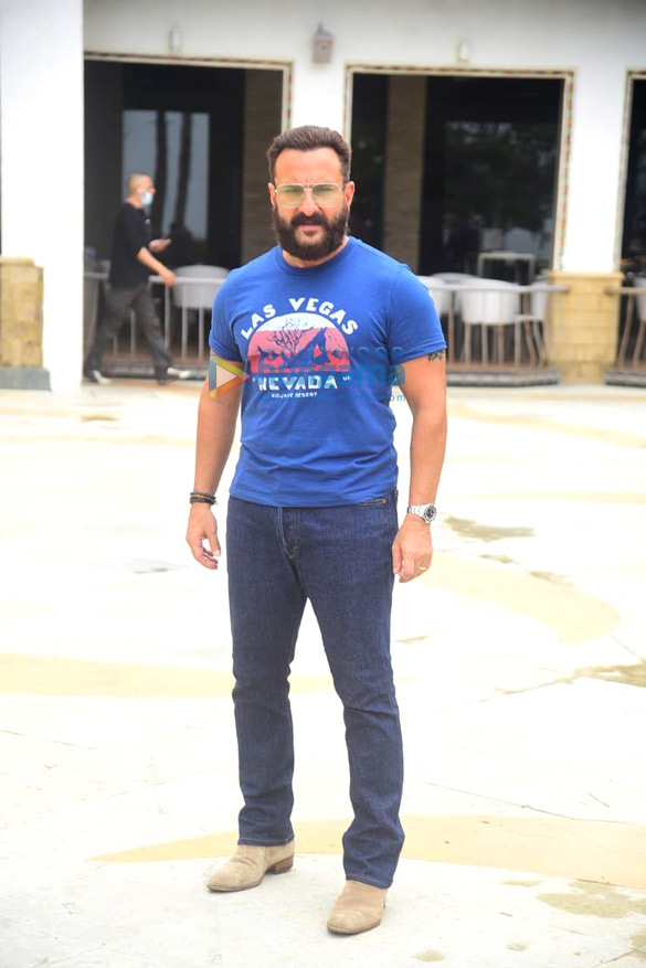 photos saif ali khan snapped promoting his film bhoot police 2