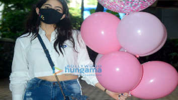 Photos: Sara Ali Khan celebrates her birthday with the media