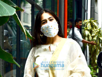Photos: Sara Ali Khan snapped at Maddock Films's office