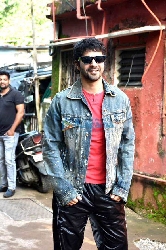 photos varun dhawan spotted at a studio for the rehearsals of his film jug jugg jeeyo 5