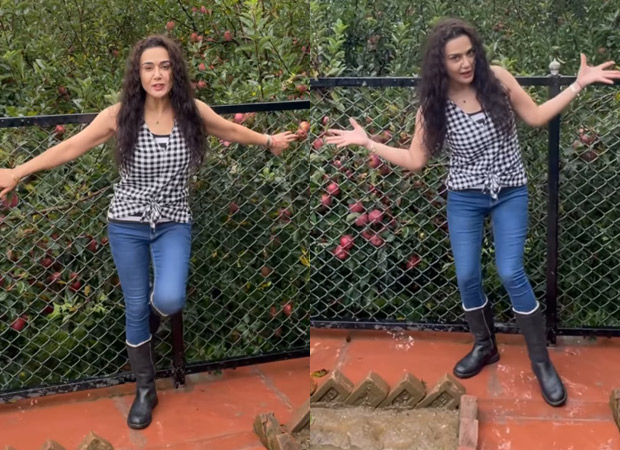 Preity Zinta conducts a tour of her family's apple orchard in Shimla and reminisces about her childhood (1)