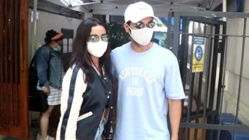 Rajkummar Rao and Patralekha with family spotted at Izumi restaurant in Bandra