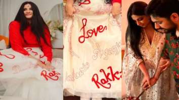 Rhea Kapoor is the perfect modern-day bride as she pairs her lehenga with a bomber jacket for her reception