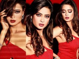 Shweta Tiwari looks fiery in red one shoulder cut-out dress