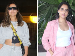 Spotted – Hina Khan and Malvika Malhotra at Airport