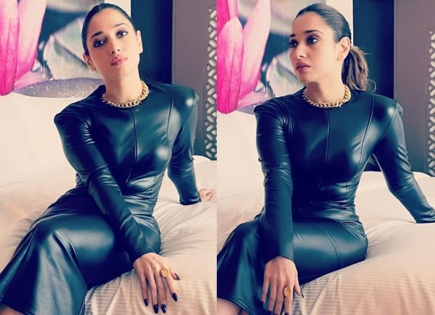 620px x 450px - Tamannaah Bhatia exudes oomph factor in sexy faux black bodycon leather  dress worth Rs.14,744 for MasterChef Telugu : Bollywood News - Bollywood  Hungama