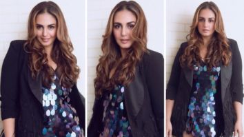 The Kapil Sharma Show: Huma Qureshi pairs sequin mini dress with tassel jacket for Bellbottom promotions
