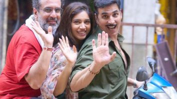 “I’m leaving the set a better actor”- Akshay Kumar bids adieu to the Mumbai sets of Raksha Bandhan with happy pictures