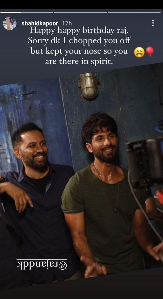 Shahid Kapoor shares BTS pictures from his debut web series with Raj and DK