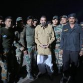 Actor Sanjay Dutt met jawaans from the Indian Army while shooting for the much-awaited movie Bhuj: The Pride Of India!