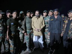 Actor Sanjay Dutt met jawaans from the Indian Army while shooting for Bhuj: The Pride Of India
