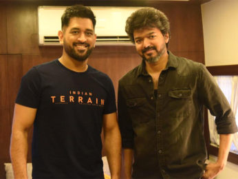 PICS: MS Dhoni meets Thalapathy Vijay on the sets of Beast in Chennai PICS: MS Dhoni meets Thalapathy Vijay on the sets of Beast in Chennai