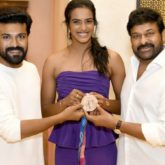 Chiranjeevi and Ram Charan hosted a star studded felicitation event for two time Olympic medalist PV Sindhu at their residence