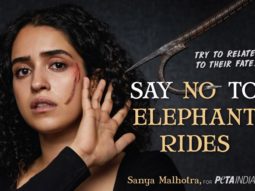 Sanya Malhotra joins forces with PETA India on World Elephant Day