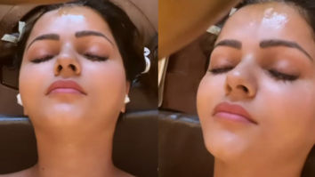Rubina Dilaik shares a glimpse of her 34th birthday; takes Shirodhara healing technique