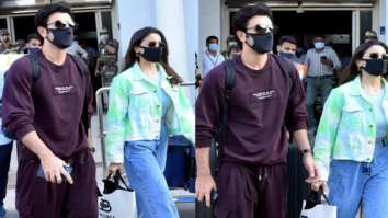 Alia Bhatt and Ranbir Kapoor spotted at the Jodhpur airport ahead of the latter’s 39th birthday
