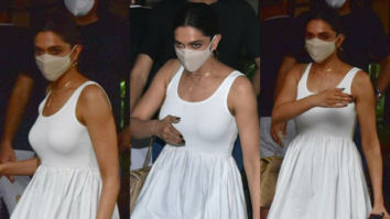 Deepika Padukone meets the team of Fighter donning an unusual outfit