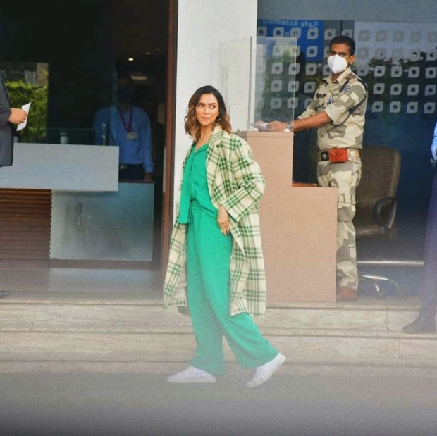 Deepika Padukone was spotted at the airport adding a fun pop to her formal wear with a bag worth Rs. 4.4 lakh