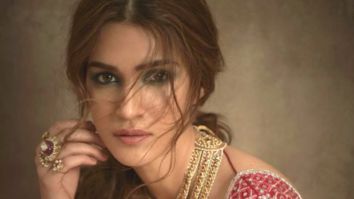 Kriti Sanon is beguiling beauty in a red embellished lehenga for Peacock magazine
