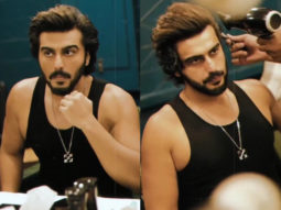 ‘Lights.. camera.. action!’ says Arjun Kapoor in a behind-the-scenes video from his hair session