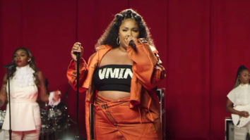 Lizzo covers BTS’ chart-topper ‘Butter’ wearing a VMIN crop top on BBC Radio 1’s Live Lounge