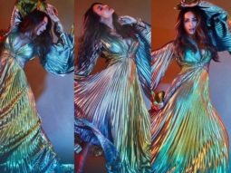 Malaika Arora sizzles in a pleated metallic dress