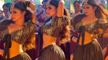 Mouni Roy looks irresistible in embellished blouse and skirt for her song ‘Disco Balam’
