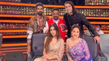 Mouni Roy shares photos with Madhuri Dixit from ’lit evening’ on Dance Deewane 3 sets