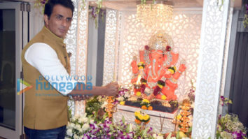 Photos: Ganpati celebration at Sonu Sood’s residence