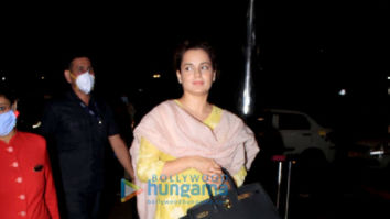 Photos: Kangana Ranaut and Mika Singh snapped at the airport